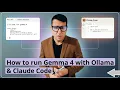 How to run Gemma 4 with Ollama Claude Code