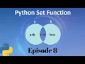 Sets Function in Python Python Tutorial Hindi Urdu With Tips And Tricks