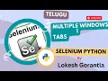 Part 30 Handling Multiple Windows Tabs in Selenium Python