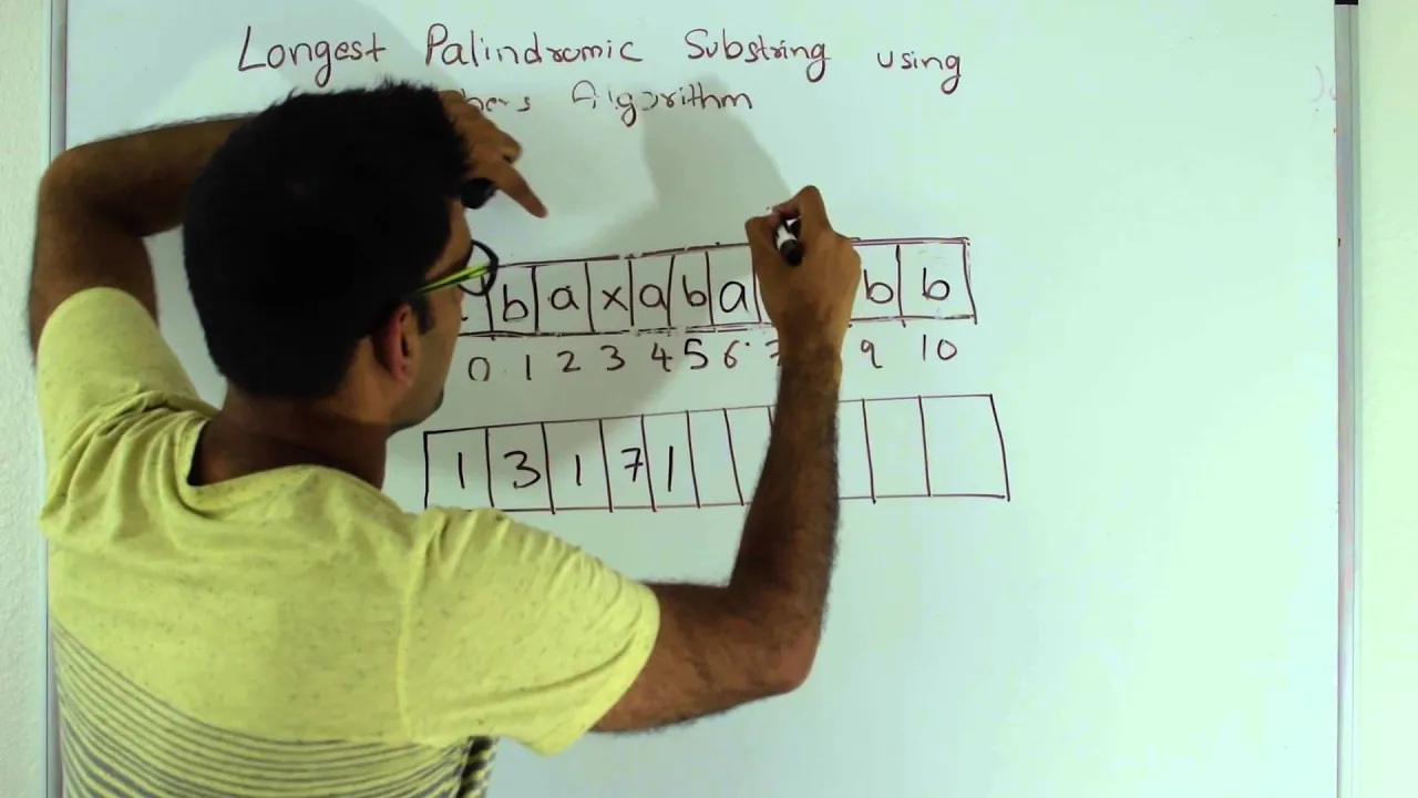 Longest Palindromic Substring Manacher's Algorithm - YouTube thumbnail