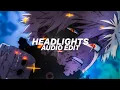 Lagu headlights - Alok \u0026 Alan Walker feat. kiddo [ edit audio ]