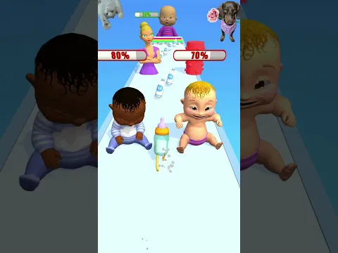 Funny Baby Milk Drinking Run #3751