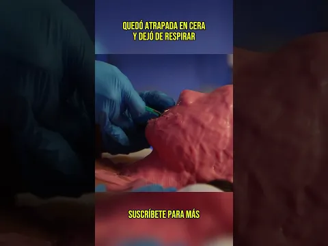 😨 Quedó atrapada en cera y dejó de respirar #shorts