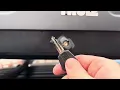 How to remove and replace a Thule Force XT roof box lock Uk