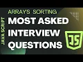 JavaScript Array Sorting - Counting and Sorting an Array