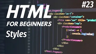 23 HTML Styles 2026