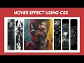 Image zoom on hover effect using html and css