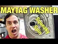 How To Fix A Maytag Washer That Is Noisy In The Spin Cycle WB835DW4 Quick Gearcase Fix
