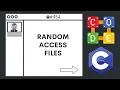 Random Access Files Ep 454 C Programming Language