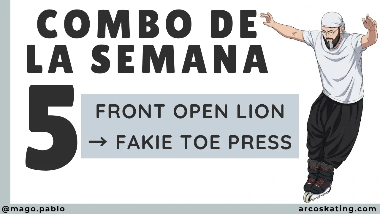Front Open Lion + Fakie Toe Press