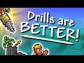 Terraria - 1 4 2 Drills are BETTER use them do it now