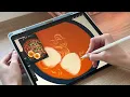 30 min ASMR Ramen Art on Procreate | iPad Drawing Experience