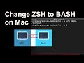 Download Lagu How to Switch from ZSH to BASH on Mac | Set Default Shell to Bash