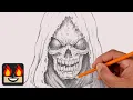How To Draw Grim Reaper Sketch Tutorial