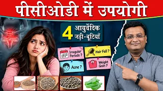 PCOD और हार्मोनल असंतुलन में उपयोगी 4 जड़ी-बूटियाँ | Vd. Prateek Agrawal (1287) #pcod #healthtips