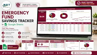 Emergency Fund Savings Tracker in Google Sheets