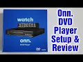 Onn DVD Player From Walmart Setup Review