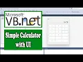 How to create calculator in VB Net Windows Forms Application
