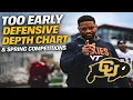 Colorado s TOO EARLY Defensive Depth Chart Starters Rotations Portal Impact
