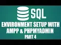 Learn Database Design with MySQL Environment Setup With Xampp PHPMyAdmin Part 4