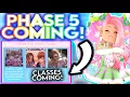 GET READY FOR PHASE 5 NEW CLASS UPDATE GIVING DIAMONDS BADGE ROBLOX Royale High Campus 3