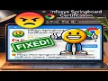 INFOSYS SPRINGBOARD CAMERA ISSUE SOLVED CHECK HOW TO DO IT