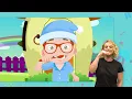 Brush Your Teeth Song | Blippi Videos | ASL Songs for Kids | Sign Language Cartoon