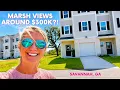 Savannah GA New Construction Around 300K Marsh View Townhome Tour