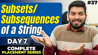 Lecture37 Recursion - Subsets Subsequences of String Theory Code