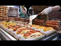Download Lagu Amerikaanse kaas hotdog en pizza hotdog - Koreaanse hotdogwinkel