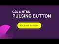 How to Create Pulsing Button CSS3 Tips and Tricks
