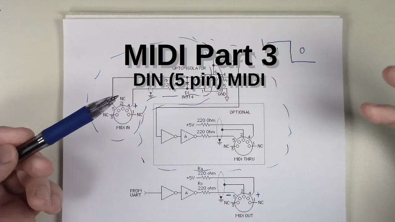 MIDI Part 3 - DIN MIDI