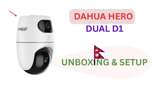 dahua hero dual d1 unboxing and setup in nepali