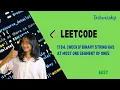 1784 Check if Binary String Has at Most One Segment of Ones Leetcode POTD Python