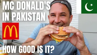 MC DONALD S IN PAKISTAN IS IT THE SAME AS IN THE WEST TRYING A UNIQUE ITEM FROM THE MENU