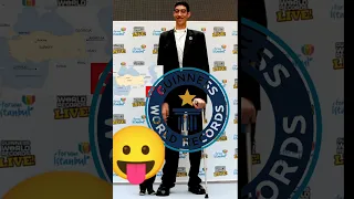 World Tallest Man Youtube Short 