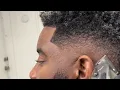 Mid drop fade tutorial on Afro length hair