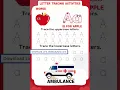 Letter Tracing Activities Worksheets for Kindergarten