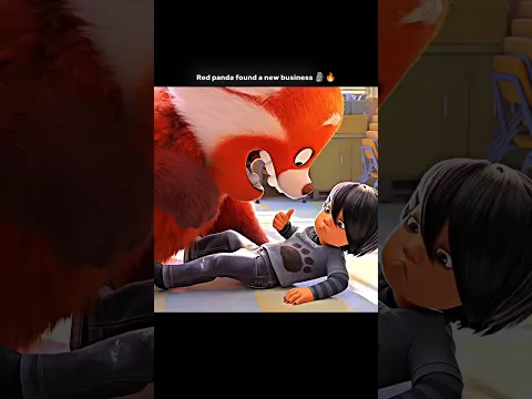 Red panda found a new business 🎯🔥| Turning red edit | #edit #shorts #turningred #animation |