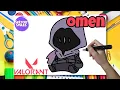 Valorant Fan Learn How to Draw Omen from Valorant