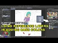 Using Reference Layers In Adding Base Colors in ClipStudio Paint