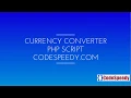 Currency Converter PHP Script Real Time Free With Tutorial