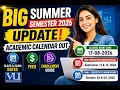 BIG Summer Semester 2026 Update Academic Calendar Out Class Exam Dates Fees Enrollment Guide