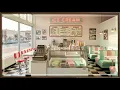 Retro Ice Cream Parlor TV Art Wallpaper Screensaver 3 Hours Vintage Soda Fountain Decor Ambience