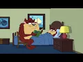 Download Lagu Tasmanian Devil tucking in his kids | FAMILY GUY