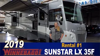 Rental Winnebago Sunstar LX 35F Shakopee Mpls St Paul St Cloud Ramsey MN RV Rental MN