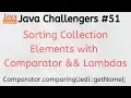 Java Challengers - Comparator Lambda Strings