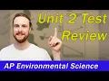 AP Environmental Science Unit 2 Review Everything you Need to Know