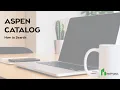 Aspen Catalog How to Search