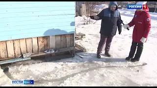 Несколько десятков дачных участков в Омске уходят под воду